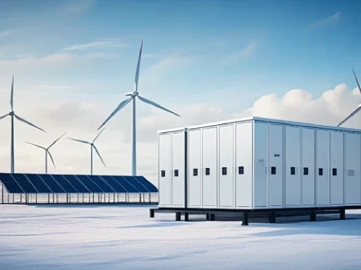 Solar, Wind Power, Storage Intergration