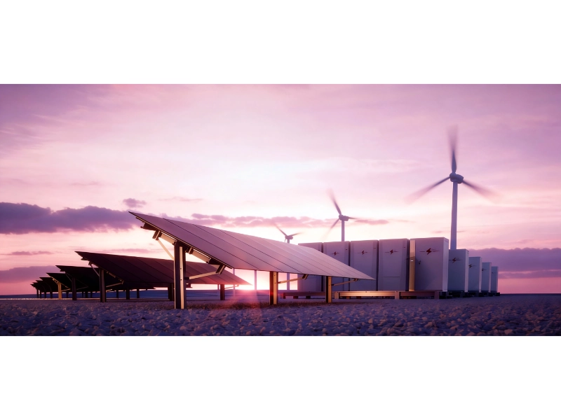 Lithium battery with PV power, wind power Integration